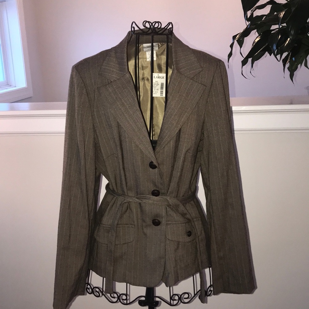 Vintage belted blazer